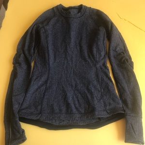 EUC Lululemon houndstooth long sleeve shirt